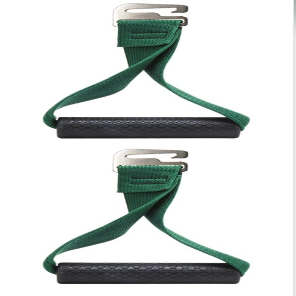 Yoga Wall Rope Handles, Stainless Steel Snap, PVC Non-Slip Grip, 1pc has 24 sets, total 48 handles