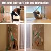 Yoga Wall Rope Handles, Stainless Steel Snap, PVC Non-Slip Grip, 1pc has 24 sets, total 48 handles view 4