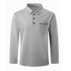 Muscularfit Causal Polo Shirts for Men Big and Tall Solid Henley T-Shirt Causal Fashion Long Sleeve Athletic Pullover Tees Black of Friday Deals 2024 Funny T-Shirts for Men 2024 Dark Gray L view 3