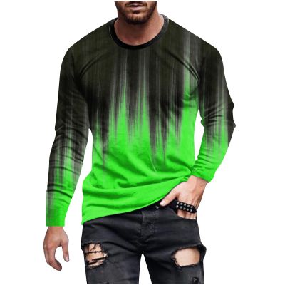 Muscularfit Tshirts Shirts for Men Graphic Vintage Long Sleeve Crewneck Loose Sweatshirts Casual Stylish Gym Workout Tee Tops Casual Dress Shirts for Men 2024 Green 4X