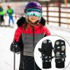 BLULILY Toddler Winter Gloves Watertight Fleece Lined Gloves Snow Mittens Kids Warm Ski Mittens Comfortable Gloves for Boy Girls view 2