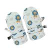BLULILY 1 Pair Kids Skiing Gloves Boys Girls Winter Mitts Water Proofing Fleece Lined Warm Mittens for Snow Fun Outdoor Play