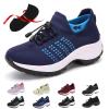 NineFit Basics Comfortwear Ortho Stretch Cushion Shoes for Women, Blue, 8.5 US, Women's Orthopedic, Running Walking Shoes view 1