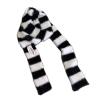 Zksbdxz Women's Scarf, Polyester, Black, Long Skinny Knit Scarf for Women and Girls view 1