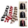 Zksbdxz Women's Scarf, Polyester, Black, Long Skinny Knit Scarf for Women and Girls view 2