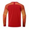 YiZYiF Kids Youth Football Padded Goalie Jersey Boys Long Sleeve Soccer Goalkeeper Uniform Sports T-Shirts Red&Yellow 5-6 Years view 2