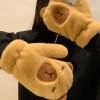 Zksbdxz Scarf,Lovely Plush Animal Cartoon Scarf and Glove Set for Warmth Stylish Winter Wear Handwear and Neck Gaiter view 3