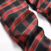 NOVOCCT Plaid Pants for Men - Skinny Mens Dress Pants - Stretch Slim Fit Business Casual Dress Chinos for Men (Red Black Plaid - T27, 40) view 4
