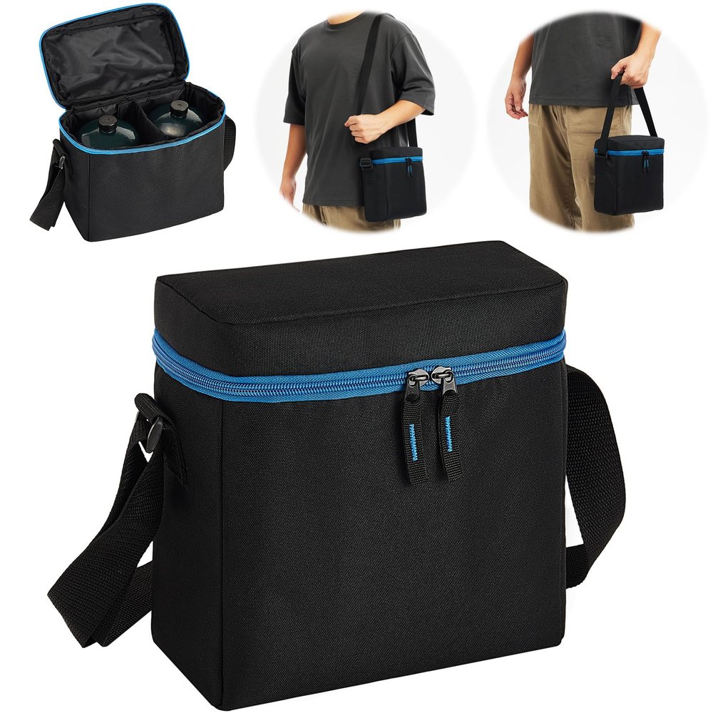 1 LB Propane Cylinder Carry Bag with Padding, Hold 2 Pcs, Bag Only