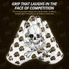 Triple B Sports Football Receiver Gloves with Joker Face Design for Youth and Adult, White/Gold, Adult Small view 2