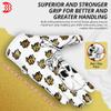 Triple B Sports Football Receiver Gloves with Joker Face Design for Youth and Adult, White/Gold, Adult Small view 3