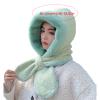 Zksbdxz Scarf,2 in 1 for Scarf Hat Windproof All-match Ear for Coldproof for Outdoor Skiing Running view 3
