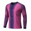 YiZYiF Kids Youth Football Padded Goalie Jersey Boys Long Sleeve Soccer Goalkeeper Uniform Sports T-Shirts Navy Blue&Hot Pink 5-6 Years view 3
