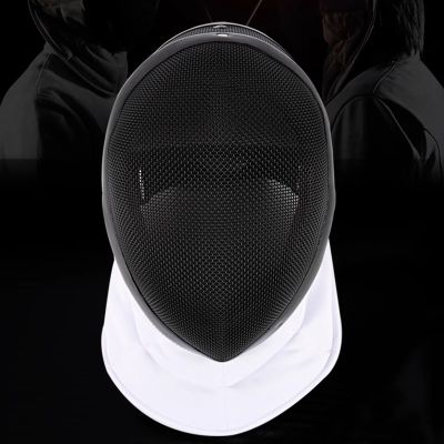 AIHUSASD Fencing GearFencing MasksFencing HelmetEpee Mask 700N, Fencing Helmet with Removable Liner, Fencing Protection, Equipment Training Accessories Face Protection(Black,Small)