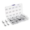 SagaSave 75 Pcs Fishing Rod Repair Kit 15 Sizes Fishing Rod Guide Stainless Steel Ceramic Ring Guide Replacement Kit for Outdoor Fishing view 4
