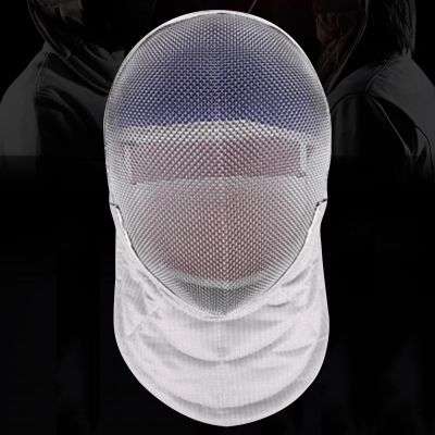 AIHUSASD Fencing GearFencing MasksFencing HelmetEpee Mask 700N, Fencing Helmet with Removable Liner, Fencing Protection, Equipment Training Accessories Face Protection(White,X-Large)