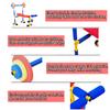 YFJBDKS Fun And Fitness Kids Exercise Bike Equipment, Toddler Exercise Bikes Machine Indoor Cardio Training for Children's Mini Exercise Kid Stationary Bike,Weight bench view 4