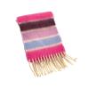 Colorful Striped Kids Scarf With Tassels Soft & Comfortable Neckerchief Warm Winter Accessory For Boys Girls 3-12Y view 3