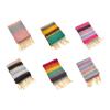 Colorful Striped Kids Scarf With Tassels Soft & Comfortable Neckerchief Warm Winter Accessory For Boys Girls 3-12Y view 4