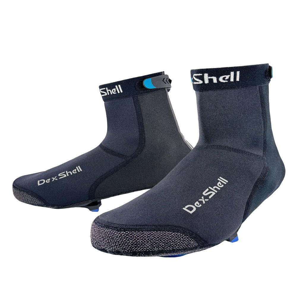 DexShell Heavy Duty Biking Overshoes for Men and Women, Waterproof Neoprene Cycling Shoe Covers for Cold Season, Unisex MD, Black