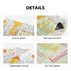Bsubseach 2 Piece Short Sets for Women Tropical Printed Short Sleeve Button Down Shirt and Shorts Summer Beach Vacation Set White L view 2