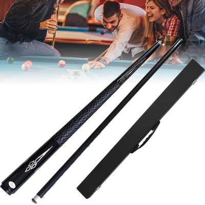58 inch Pool Cue Stick, 1/2 Jointed Carbon Fiber Maple Wood Billiard Pool Cue, 10mm/11.5mm Tips to Choose,Small Tip British Snooker Cue Billiard Cue for Billiard Table Sport(Size:11.5mm)