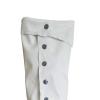 UxicRuya Boot Covers Medieval Gothic Boots Boot Covers Shoe Covers Boot Covers for Carnivals, White Standard view 2