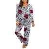 Ekouaer Womens Pajama Sets 2 Piece Lounge Set Fall Winter Pajamas Long Sleeve Pjs Top and Pants Soft Pj Sets Loose Sleepwear view 1