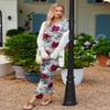 Ekouaer Womens Pajama Sets 2 Piece Lounge Set Fall Winter Pajamas Long Sleeve Pjs Top and Pants Soft Pj Sets Loose Sleepwear view 4