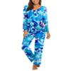 Ekouaer Womens Pajama Sets 2 Piece Lounge Set Fall Winter Pajamas Long Sleeve Pjs Top and Pants Soft Pj Sets Loose Sleepwear view 1