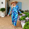 Ekouaer Womens Pajama Sets 2 Piece Lounge Set Fall Winter Pajamas Long Sleeve Pjs Top and Pants Soft Pj Sets Loose Sleepwear view 3