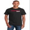 CornBorn Nebraska Huskers Apparel Men Shirt - Script Huskers Overlap Nebraska - Black - Small view 3