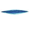 Nurnesy Camping Hammock Camping Essentials Portable Hammock Double Hammock for Outdoor Indoor Backpacking Travel Beach Royal Blue and Sky Blue view 1
