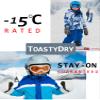 SATINIOR Kids Snow Mittens Waterproof Winter Ski Gloves Warm Thicken Snow Gloves for Girls Boys,5-8 Years,White,Gray,2 Pairs view 4