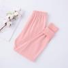 Boys Girls' Fleece Joggers Cotton Warm Pants Toddler Sweatpants Kids Trousers Casual Stripe Pants (Pink, 7-8 Years) view 2