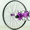GEIRONV 26/27.5/29in Mountain Bike Wheels, 28 Holes Aluminum Alloy 54T Middle Lock Disc Brakes Thru Axle 110mm for 1.5-2.8 in Tires 12 Speeds(Purple-MS,27.5inch) view 2