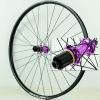GEIRONV 26/27.5/29in Mountain Bike Wheels, 28 Holes Aluminum Alloy 54T Middle Lock Disc Brakes Thru Axle 110mm for 1.5-2.8 in Tires 12 Speeds(Purple-MS,27.5inch) view 3