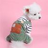Pet Clothing Bib Overalls Pants Soft Dog Pajamas Summer Dog Clothes Pet Shirts Dog Jumpsuit for Small Dogs Boy Girls Dog Pjs Shirts Dog Outfits for Chihuahua Yorkshire Dogs Cat Clothing Green XL view 4