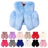 Betadog Girls Jacket Infant Girls Fleece Vest Size 6 Faux  Coat Girls Toddler Jacket 4T Little Girl Winter Coat (White, 12-18 Months) view 1