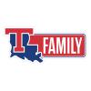 Louisiana Tech Bulldogs Proud Family Die Cut Decal Officially Licensed Collegiate Product 6-Inches Wide view 1