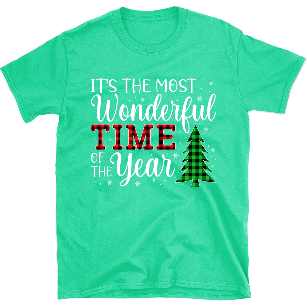 UNIDESGIFTS Its Most The Wonderful Time Of The Year Christmas Ugly Sweater Gifts Shirt for Women Men Boys Girls Kids Toddler Size Youth S Green