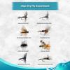 Feeder Creek Fly Fishing Assortment | 48 Premium Flies with Ebooks | Popular and Effective Trout and Bass Flies | Year Round Fly Kit view 3
