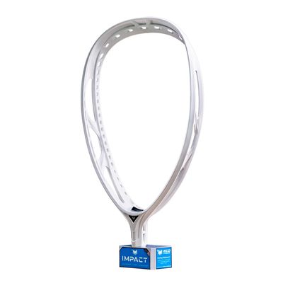 ECD Lacrosse Impact Goalie Head (White - Unstrung)