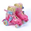 Peppa Pig Training Roller Skates, Adjustable Size 09-12, EVA and Sponge Boot, PU Light Up Rear Wheels, TPU Front Wheel - Perfect Skating Gear for Beginners and Intermediates view 1