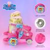 Peppa Pig Training Roller Skates, Adjustable Size 09-12, EVA and Sponge Boot, PU Light Up Rear Wheels, TPU Front Wheel - Perfect Skating Gear for Beginners and Intermediates view 2