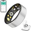 Lenmenvelia Smart Ring Fitness Tracker Ring for Men Women, Heart Rate Monitor Blood Oxygen Sleep, IP68 Waterproof Activity with Step Trackers, Remote Photography,Health Rings for Android iPhone,Gift view 1