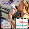 Lenmenvelia Smart Ring Fitness Tracker Ring for Men Women, Heart Rate Monitor Blood Oxygen Sleep, IP68 Waterproof Activity with Step Trackers, Remote Photography,Health Rings for Android iPhone,Gift view 3