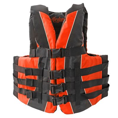 Hardcore Water Sports Premium Neo/Poly Life Jacket | USCG Approved Type III Life Vest for Waterskiing, Boating, Wakeboarding, Canoeing, Tubing