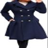 Udeniy Women Trendy Winter Coats Casual Long Sleeve Single Breasted Pea Coats Mid-Long Jacket Womens Wool Blend Overcoat view 1