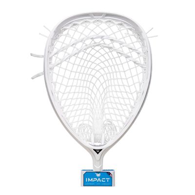 ECD Lacrosse Impact Goalie Head (White/White - Elite Pocket)